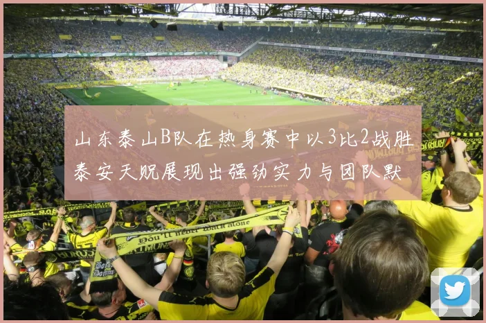 山东泰山B队在热身赛中以3比2战胜泰安天贶展现出强劲实力与团队默契